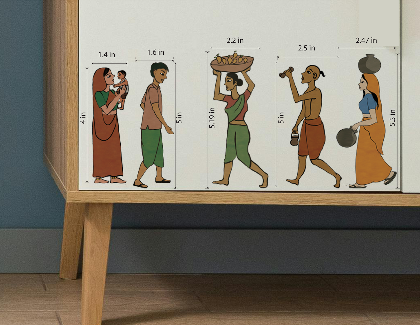 Footsteps Through Time(set of 5)