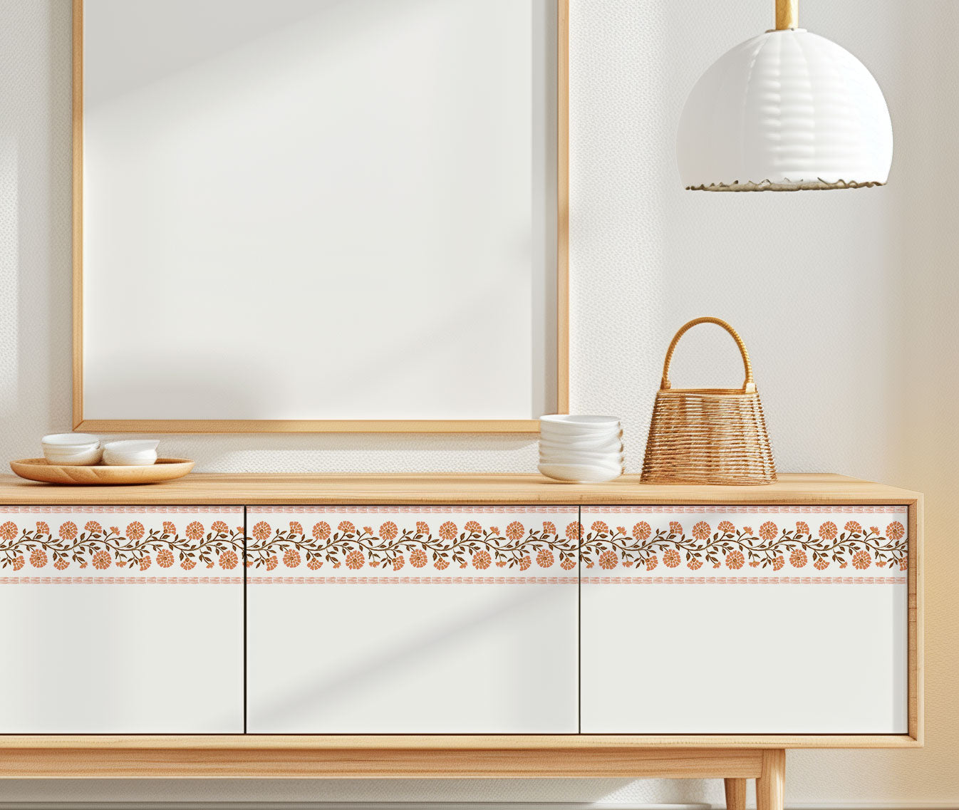 Oil Blossom Flow (121 cm × 12.7 cm)