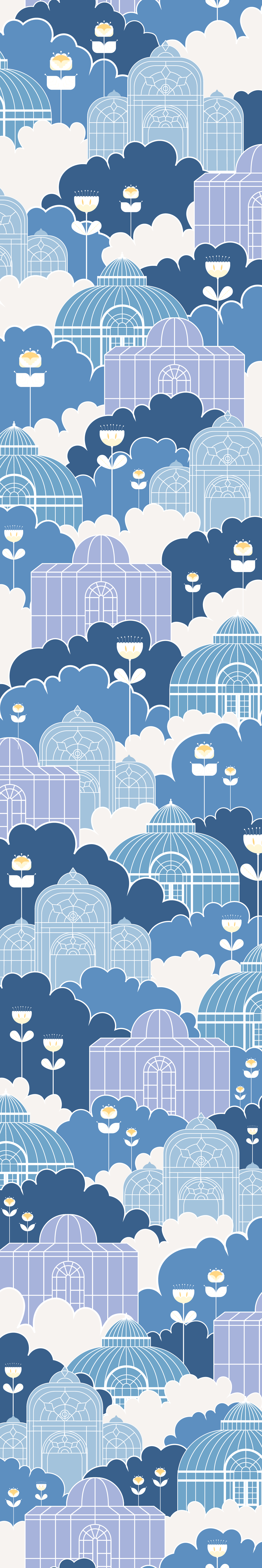 Cloud Palace (12.7 cm × 121 cm)