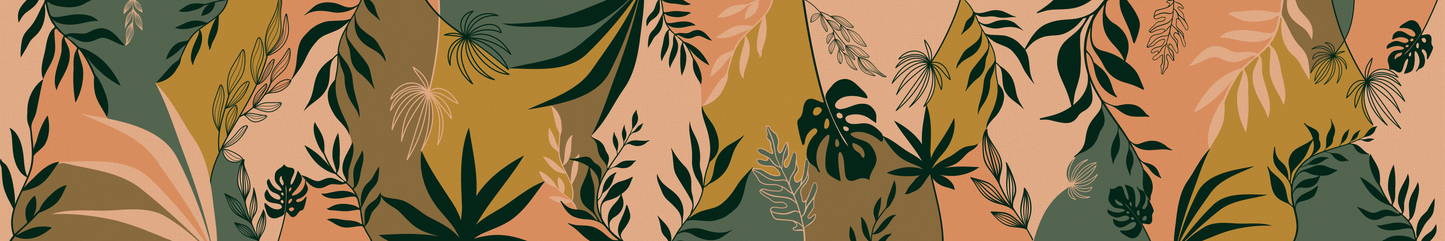 Leaf Luxe Boho (121 cm × 12.7 cm)