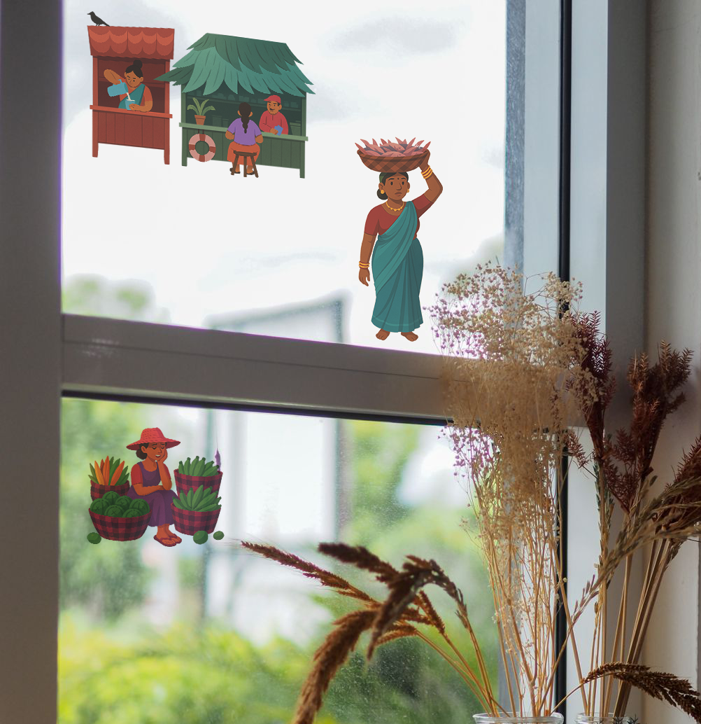 Market Life (set of 3)