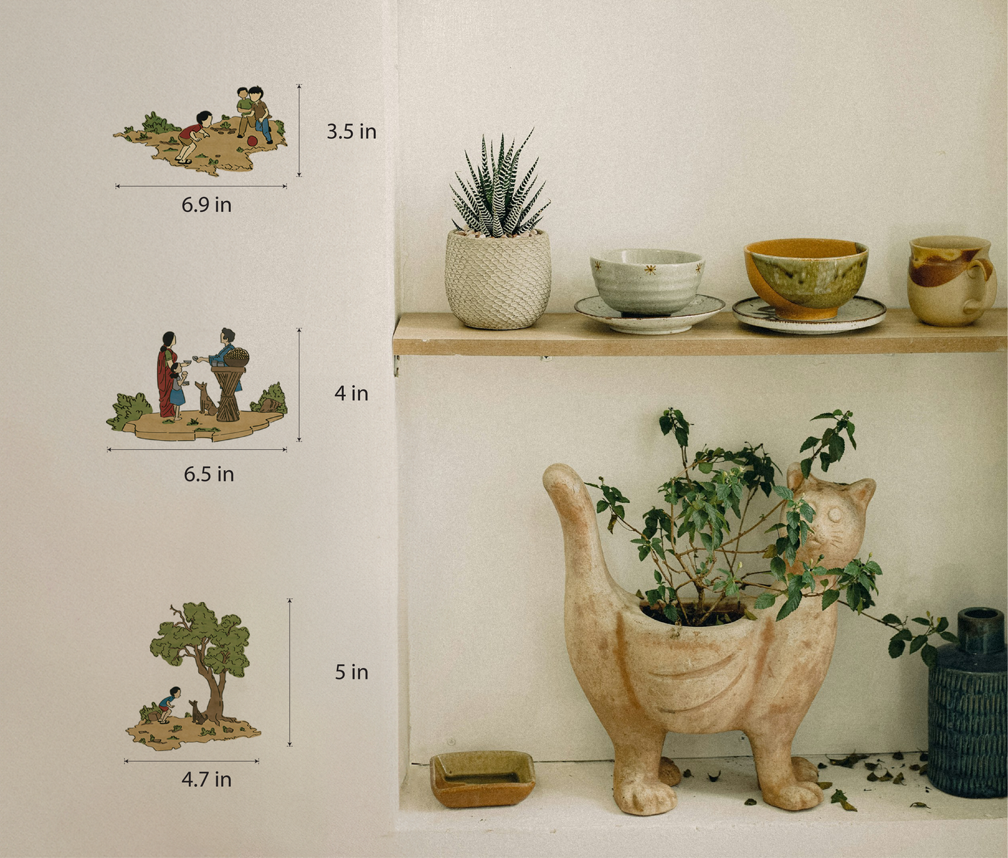 Howrah Harmony (set of 3)