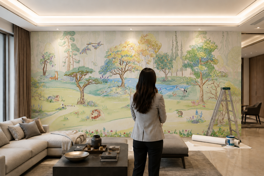 A Nursery Wall, a Family Story, and a Wallpaper That Had to Last