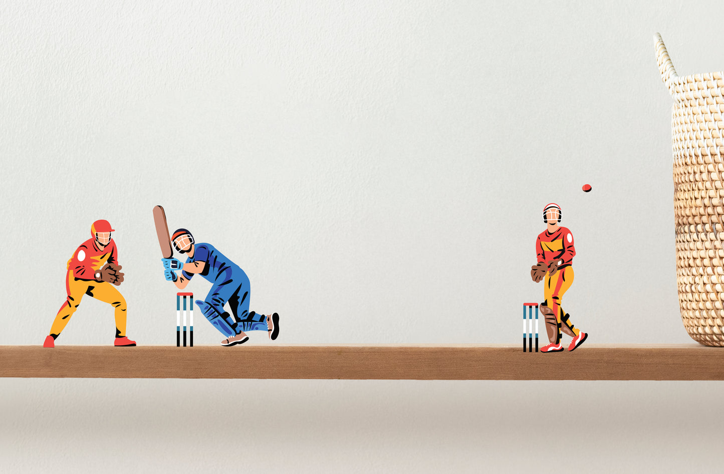 Cricket Crease Trio