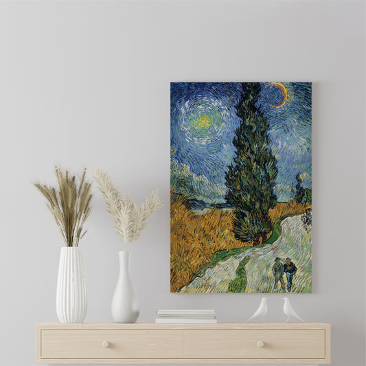 Road with Cypress and Star