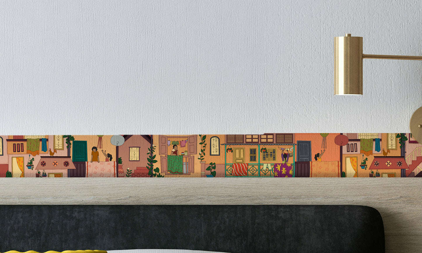Chawl (121 cm × 12.7 cm)