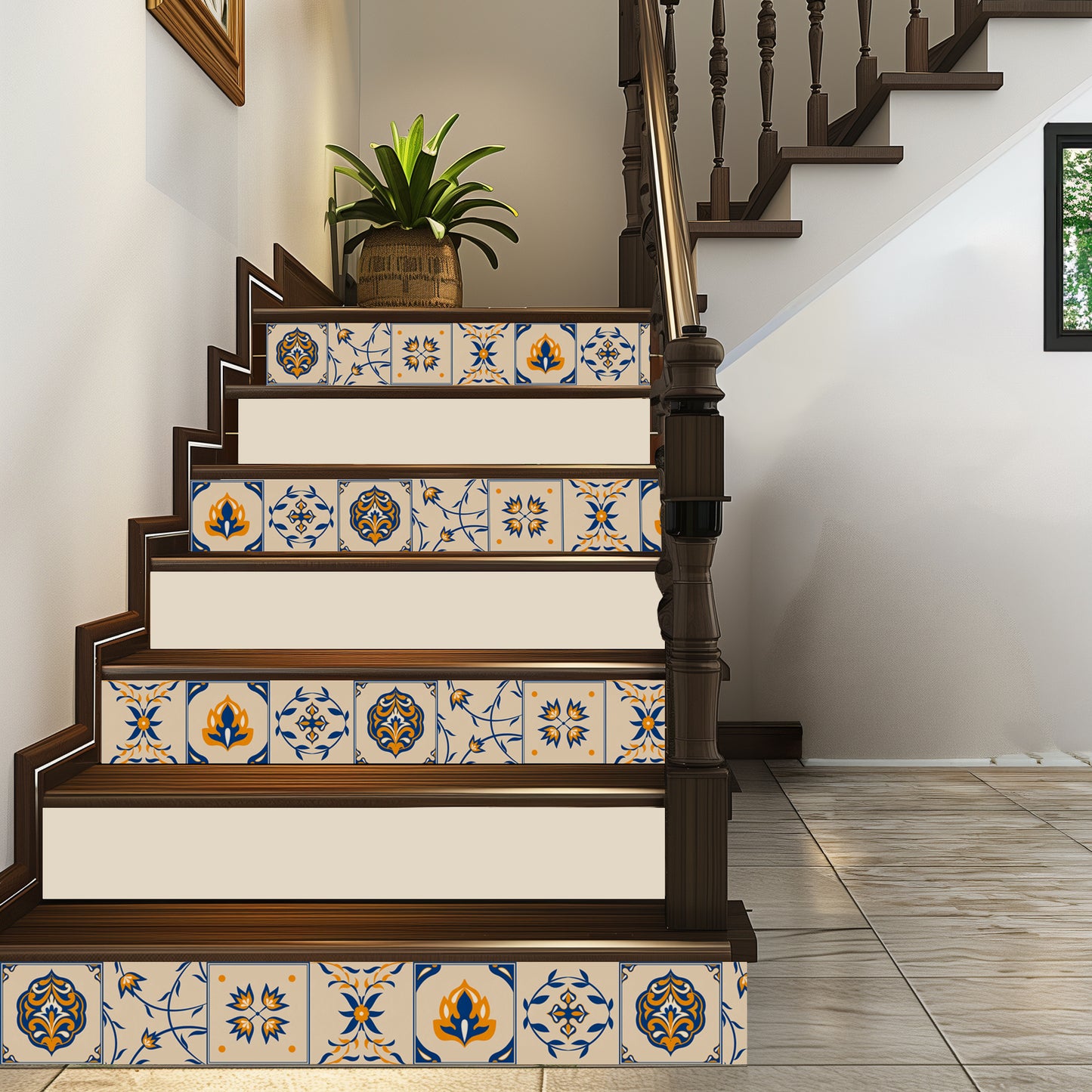 Moroccon Tiles (121 cm × 12.7 cm)