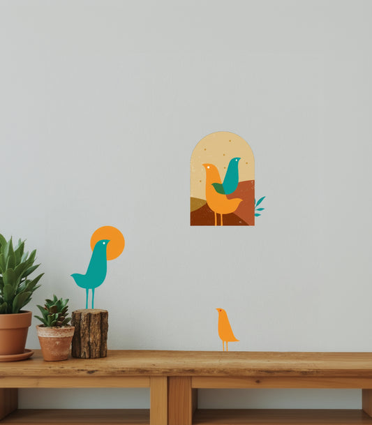 Chirpy Rangoli Flock