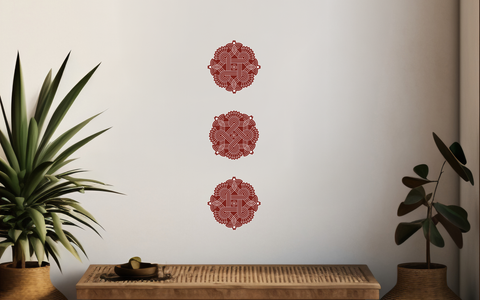 Surya Prabha Kolam (Set of 3)