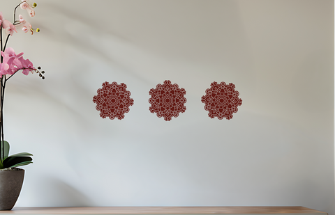 Shankha Chakra Kolam (Set of 3)
