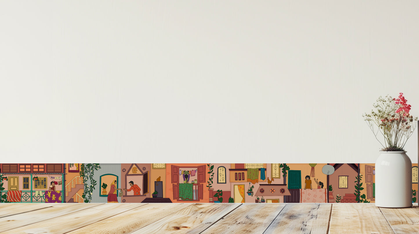 Chawl (121 cm × 12.7 cm)